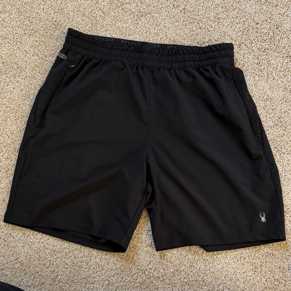 Spyder Men's Dark Athletic Shorts
